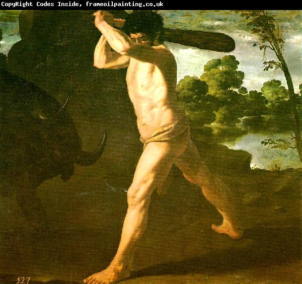 Francisco de Zurbaran hercules and the cretan bull